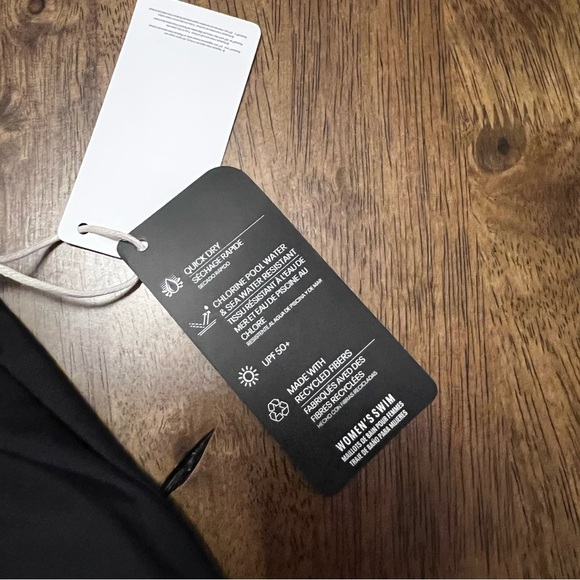 NWT Reebok Women's Black Swim Cheeky Boy Shorts XXL Quick Dry UPF 50+ - Picture 6 of 9